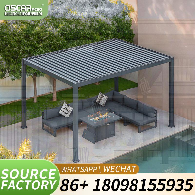 Wellness Resort Spa - Retractable Pergola with Screen and Motor