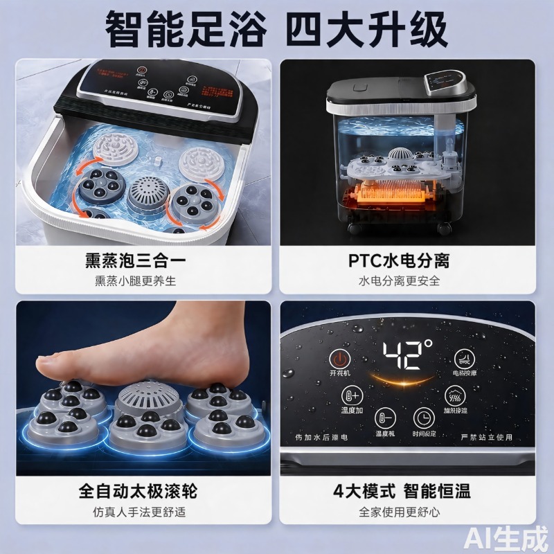 Electric Foot Bath Bucket, Con - đánh giá và giá Spa & Wellness Dr Roy Sothers