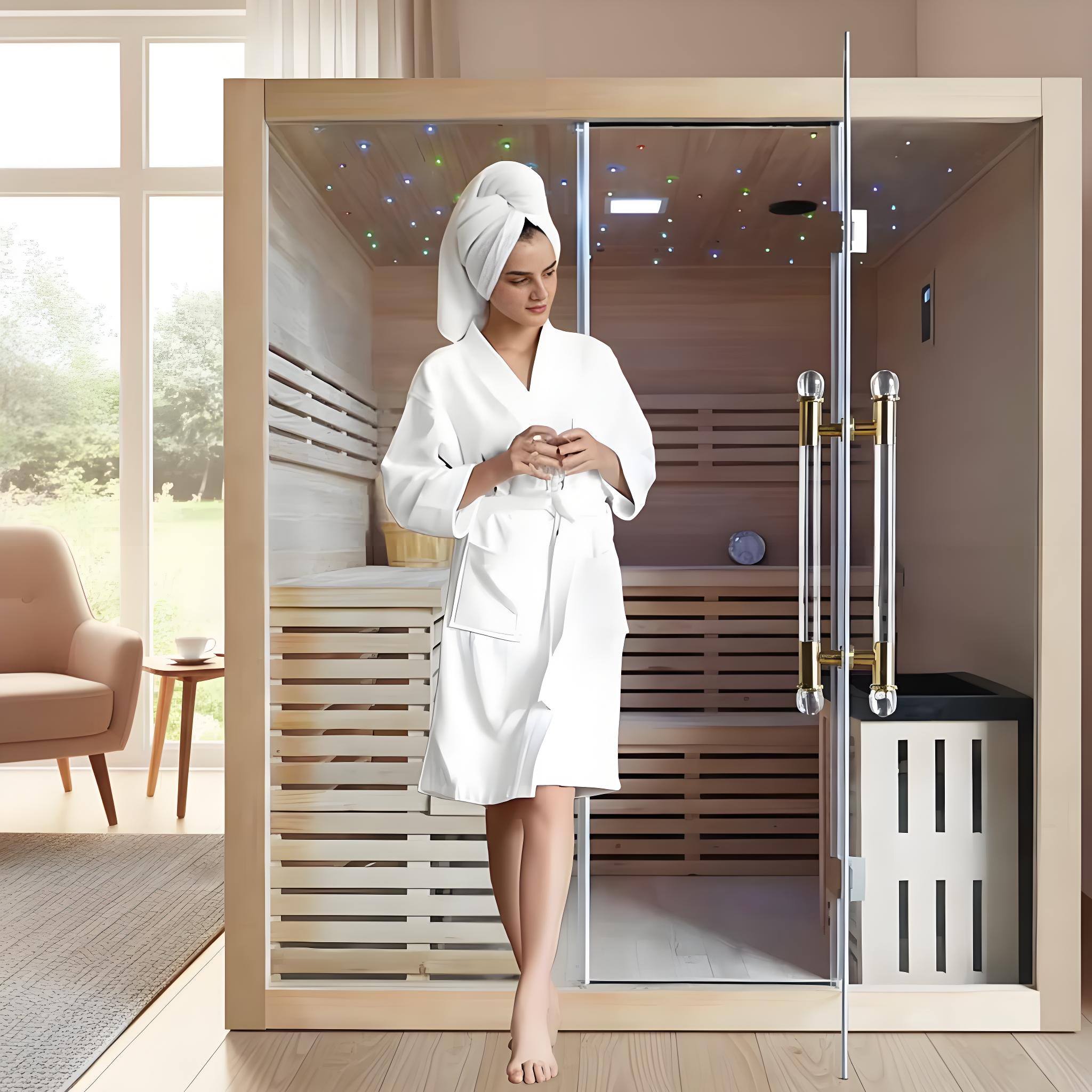 Backyard Cedar Sauna Barrel Ca - đánh giá và giá Spa Wellness Family